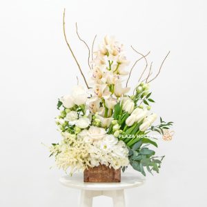 White flower arrangement