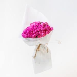 Misty Bubble Spray Roses Bouquet