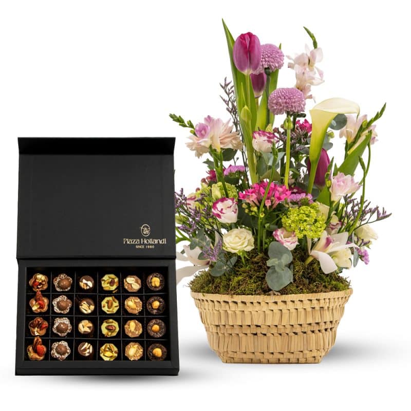 Mixed Petals and Chocolates Ensemble