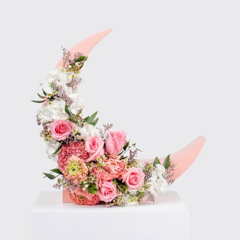 Blush Bloom Moon Arrangement