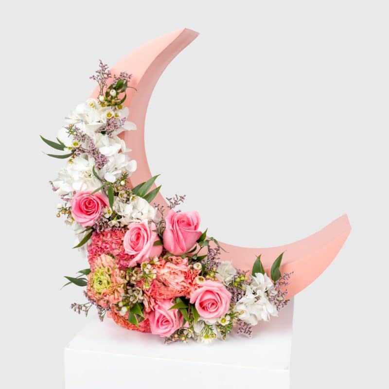 Blush Bloom Moon Arrangement