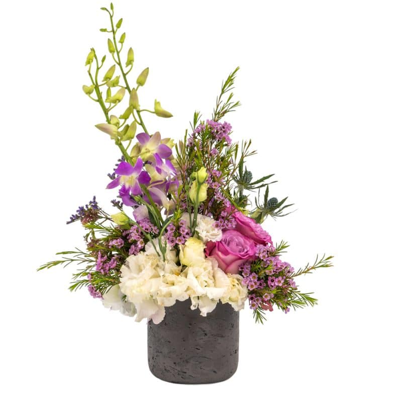 Rose and Eustoma Mix Arrangement