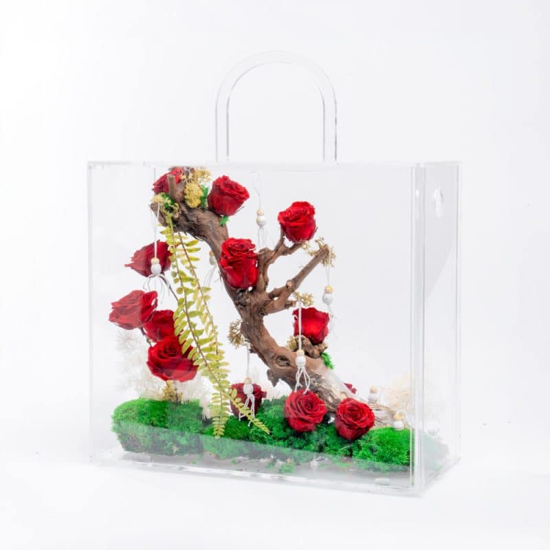 Red Rose Tree Eternity Box