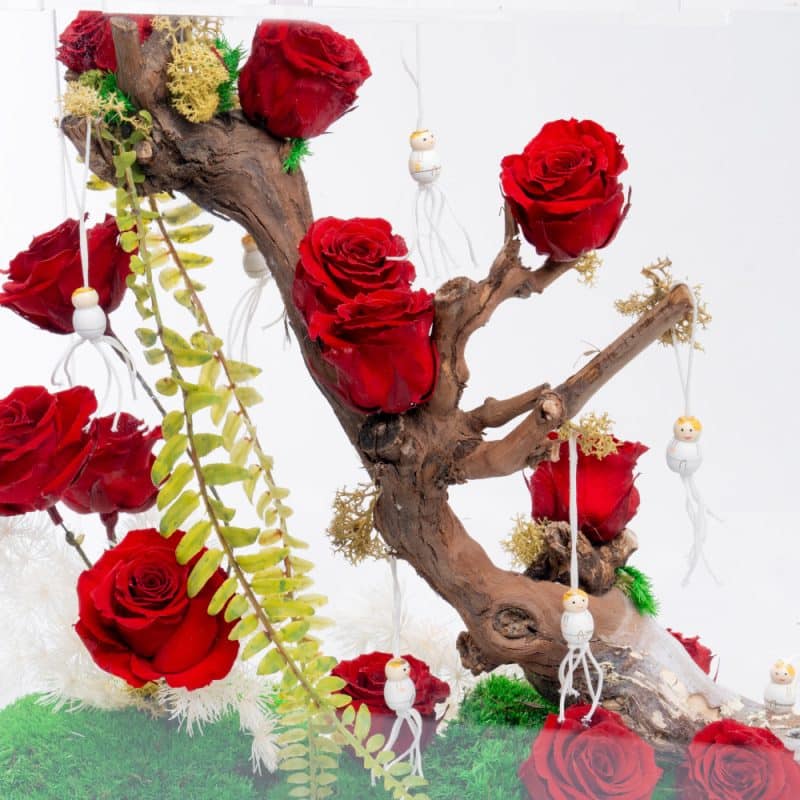 Red Rose Tree Eternity Box