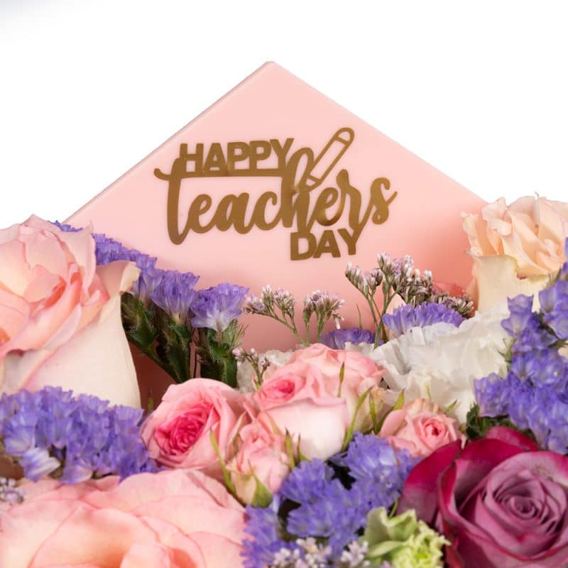 Pink & Purple Teacher's Day Gratitude