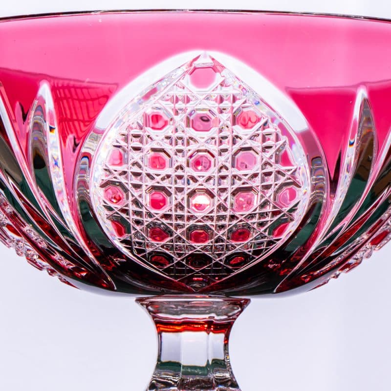 Luxurious Red Crystal Bowl