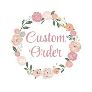 Customised Orders Flowers