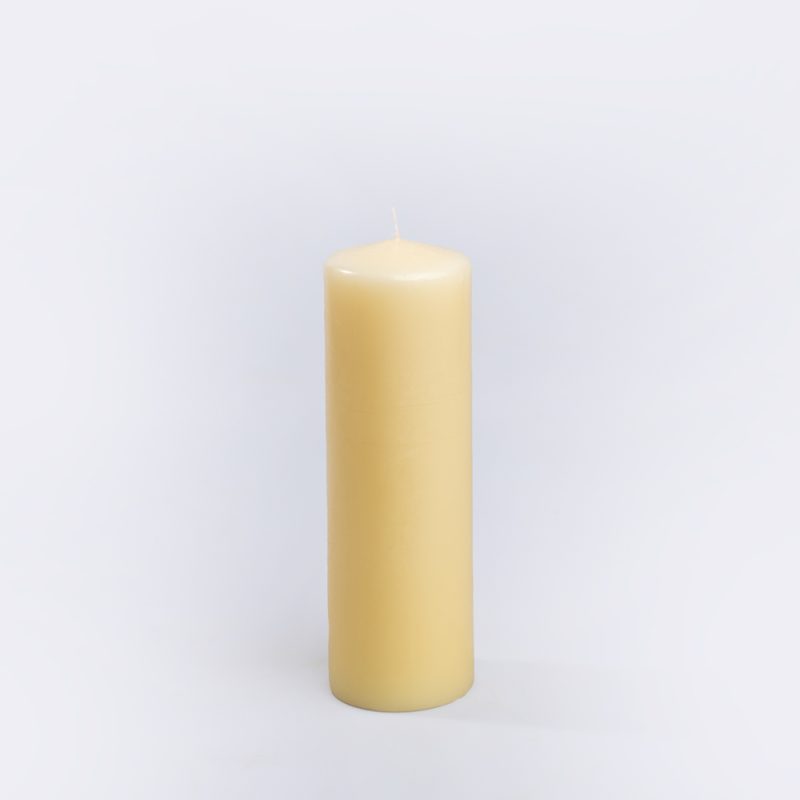 Creamy White Pillar Candle