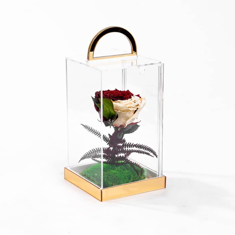 Qatar National Day - Preserved Rose Flag in a luxurious box